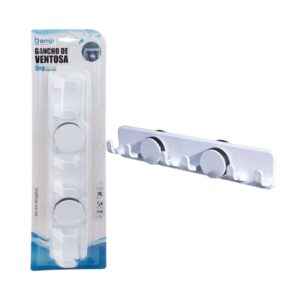 Επιτοίχια κρεμάστρα μπάνιου με βεντούζες - 03435