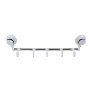 Κρεμάστρα πετσέτας μπάνιου ράγα με βεντούζες - 33.5cm - 03438