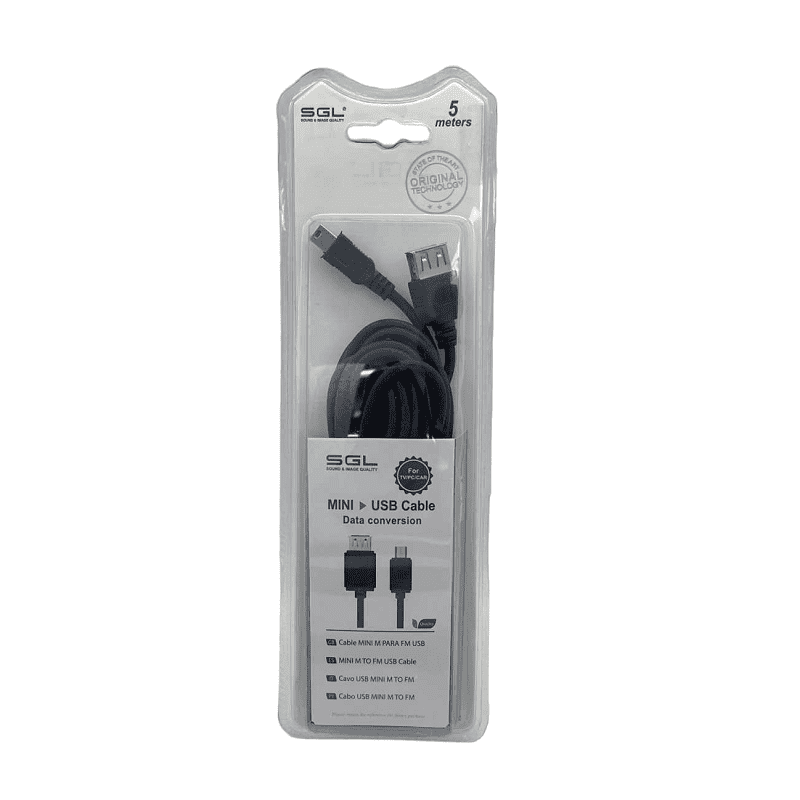 Cavo di trasferimento dati - Data - 17S - USB-A femmina/USB Mini maschio - 5m - 097503