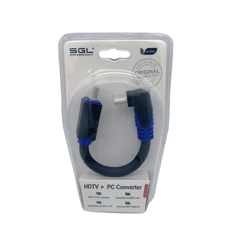 Adattatore cavo HDMI angolare 90° - A1592F-02 - Maschio/Maschio - 098050