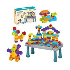 Σετ πάγκος κατασκευών DIY με τουβλάκια - C2737-01 - 88pcs - 117158