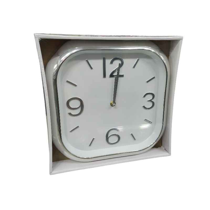 Orologio da parete - 736D - 120049 - Bianco/Argento