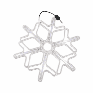 Χριστουγεννιάτικο φωτεινό διακοσμητικό LED - Χιονονιφάδα - 30cm-2m - Cool White - 150753