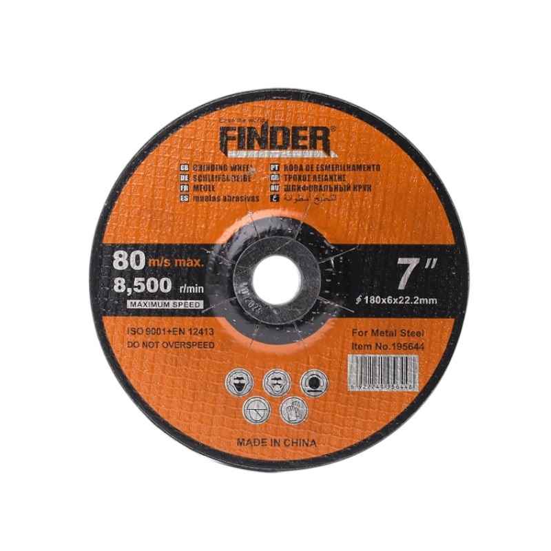 Disco da taglio per metallo - 7"" - 180*6*22mm - Finder - 195644