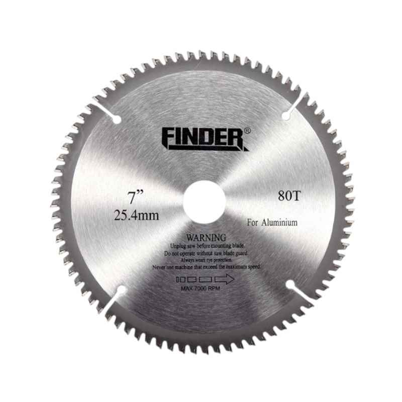 Δίσκος κοπής αλουμινίου - TCT - 7" - Φ80 - 80T - Finder - 196003