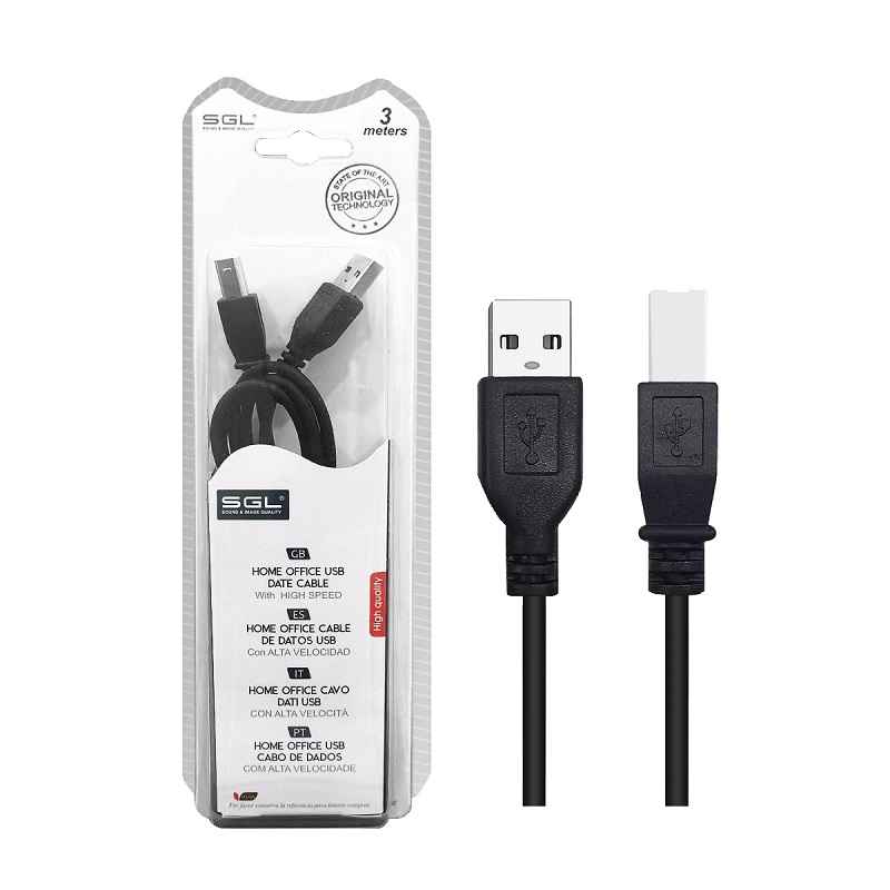 Cavo periferiche USB 2.0-USB-B - 3m - 5S - 197550