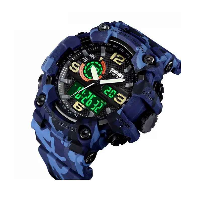 Orologio da polso digitale/analogico – Skmei - 1520 - Army Blue