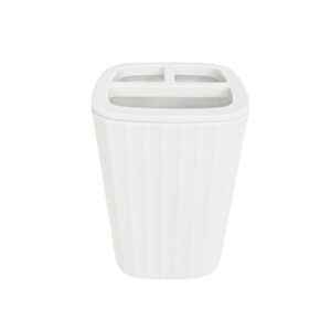 Θήκες οδοντόβουρτσας πλαστικές σε σετ 5Χ - White - 21530