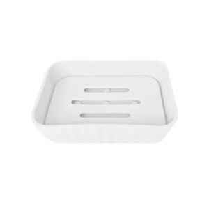 Σαπουνοθήκες μπάνιου πλαστικές σε σετ 9Χ - White - 21532