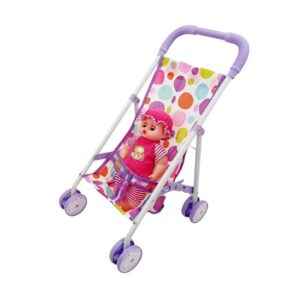 Παιδικό καροτσάκι με κούκλα - 332B - 215336