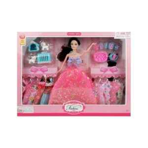 Set bambola con vestiti & accessori - HS1842-1411 - 215364