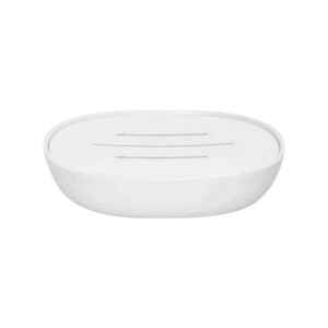 Σαπουνοθήκες μπάνιου πλαστικές σε σετ 9Χ - White - 21538