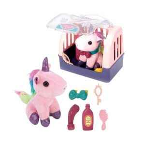 Λούτρινος μονόκερος με αξεσουάρ φροντίδας & τσάντα μεταφοράς - DR5073 - 215403