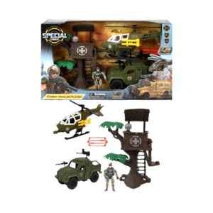 Σετ πολεμική βάση με οχήματα & αξεσουάρ - H3109-18 - 215454