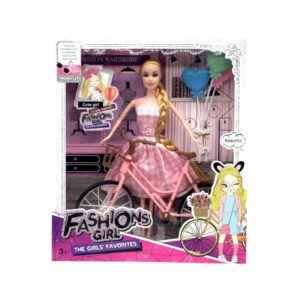 Κούκλα με ποδήλατο & αξεσουάρ - 1063-211 - 215527