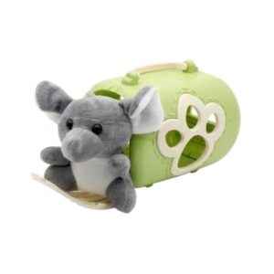 Λούτρινο ελεφαντάκι με τσάντα μεταφοράς και αξεσουάρ - 2F626-F - 215596