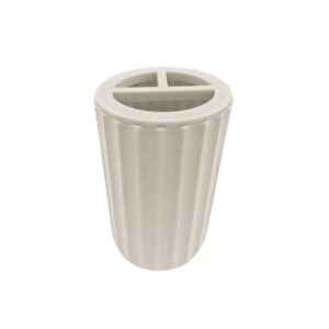 Θήκες οδοντόβουρτσας πλαστικές σε σετ 5Χ - Beige - 21560