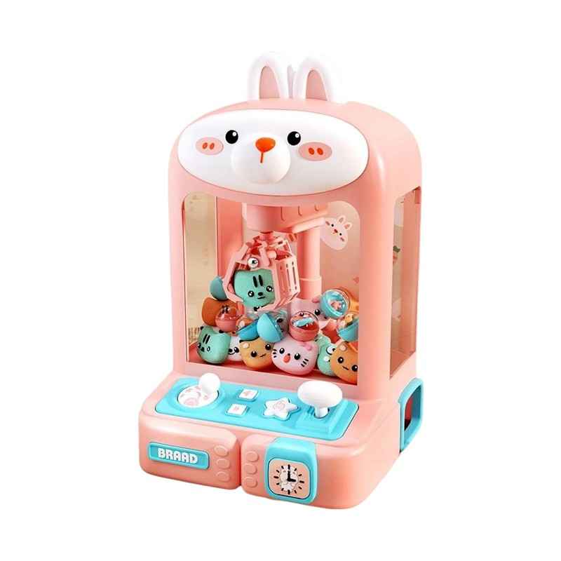 Mini παιχνιδομηχανή τσιμπίδα με ζωάκια - 592 - 215617