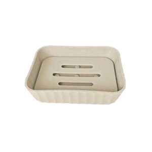 Σαπουνοθήκες μπάνιου πλαστικές σε σετ 9Χ - Beige - 21568