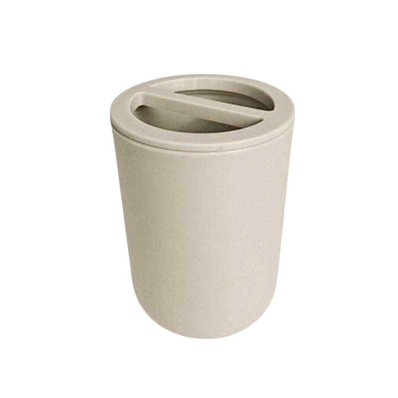 Custodie per spazzolini da denti in plastica set da 5X - Beige - 21572