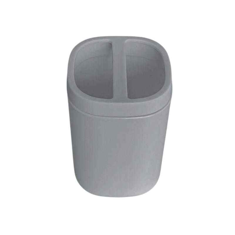 Custodie per spazzolini da denti in plastica set da 5X - Grigio - 21590