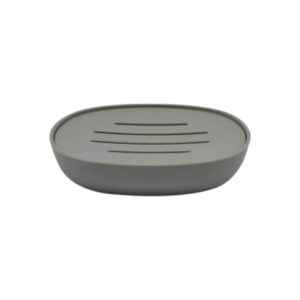 Σαπουνοθήκες μπάνιου πλαστικές σε σετ 9Χ - Grey - 21592