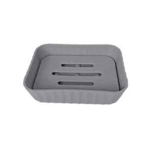 Σαπουνοθήκες μπάνιου πλαστικές σε σετ 9Χ - Grey - 21604