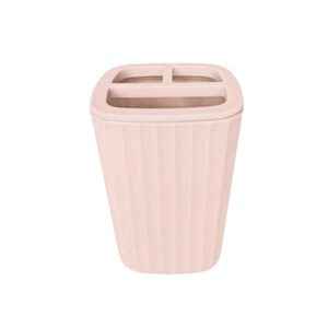 Θήκες οδοντόβουρτσας πλαστικές σε σετ 5Χ - Light Pink - 21638