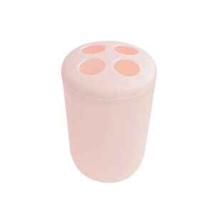 Θήκες οδοντόβουρτσας πλαστικές σε σετ 5Χ - Light Pink - 21650