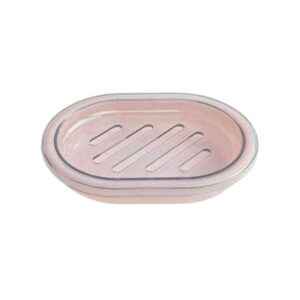 Σαπουνοθήκες μπάνιου πλαστικές σε σετ 9Χ - Light Pink - 21658