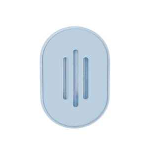 Σαπουνοθήκες μπάνιου πλαστικές σε σετ 5Χ - Light Blue - 21682