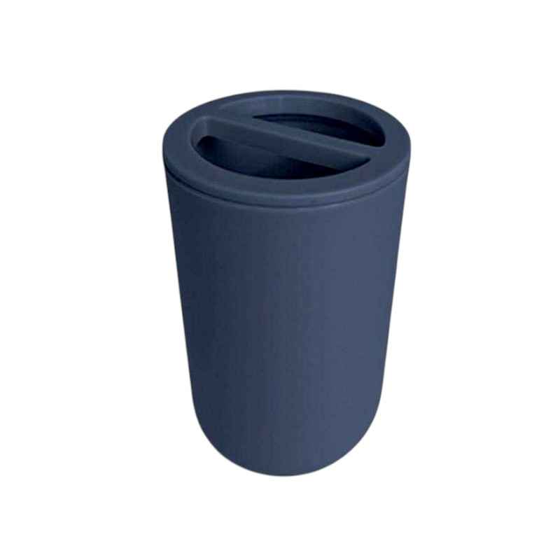 Custodie per spazzolini da denti in plastica set da 5X - Blu - 21716