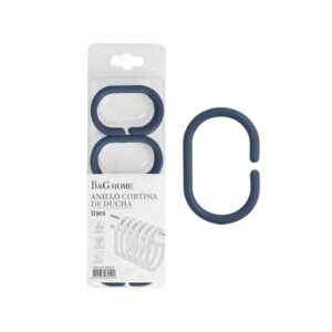 Κρίκοι κουρτίνας μπάνιου - Blue - 21731
