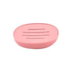 Σαπουνοθήκες μπάνιου πλαστικές σε σετ 5Χ - Pink - 21736