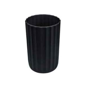 Θήκες οδοντόβουρτσας πλαστικές σε σετ 5Χ - Black - 21777