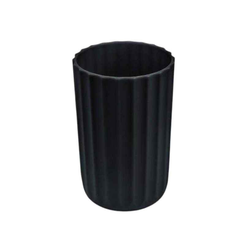 Custodie per spazzolini da denti in plastica set da 5X - Nero - 21777