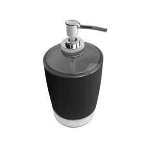 Θήκες κρεμοσάπουνου Dispenser πλαστικές σε σετ 5Χ - Black - 21799