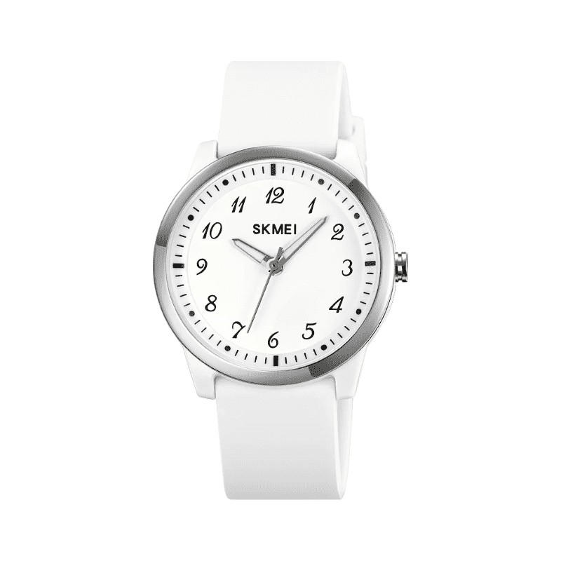 Orologio da polso analogico – Skmei - 2008 - Bianco/Argento