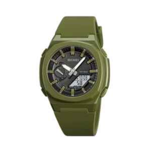 Ψηφιακό/αναλογικό ρολόι χειρός – Skmei - 2091 - Green/White screen