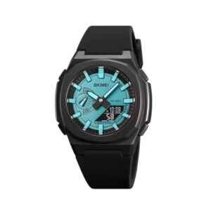Ψηφιακό/αναλογικό ρολόι χειρός – Skmei - 2091 - Light Blue/Black screen