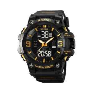 Ψηφιακό/αναλογικό ρολόι χειρός – Skmei - 2222 - Gold