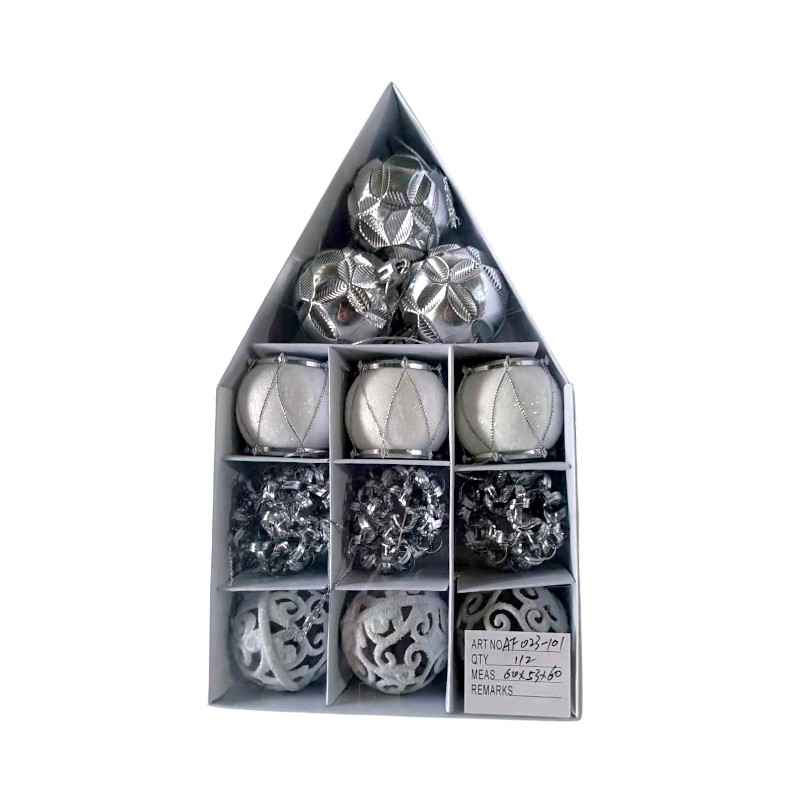 Σετ Χριστουγεννιάτικες μπάλες - 5cm - 12pcs - 231016