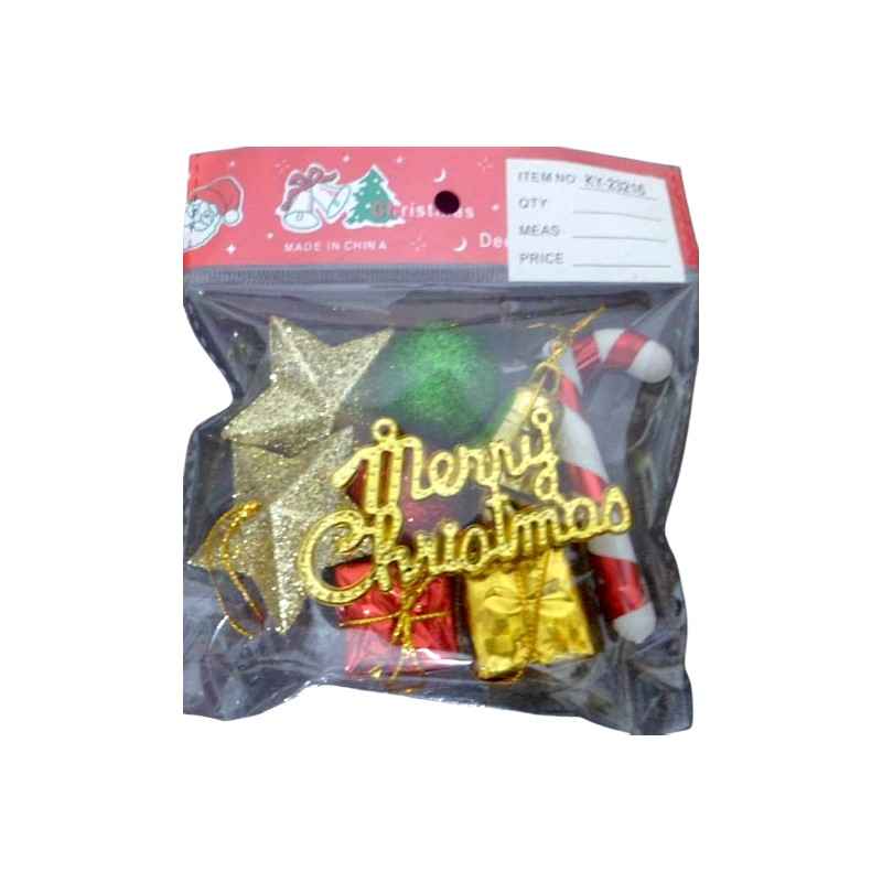 Σετ Χριστουγεννιάτικα στολίδια - 9pcs - 232168