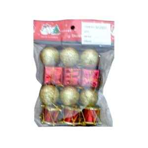 Σετ Χριστουγεννιάτικα στολίδια - 12pcs - 232298