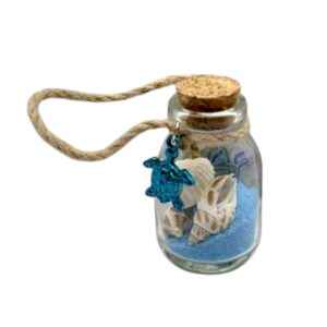 Διακοσμητικό Souvenir - Μπουκαλάκι με κοχύλια - 6pcs - 251711