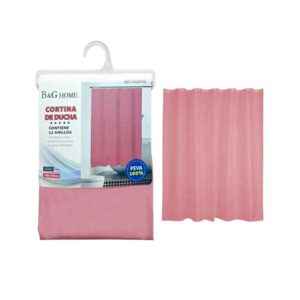 Κουρτίνα μπάνιου - Pink - 1.8x1.8m - 25759