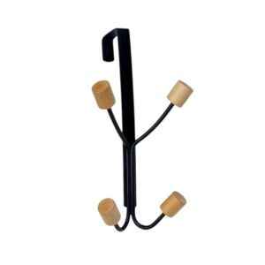 Μεταλλική κρεμάστρα πόρτας 4 θέσεων - 26406