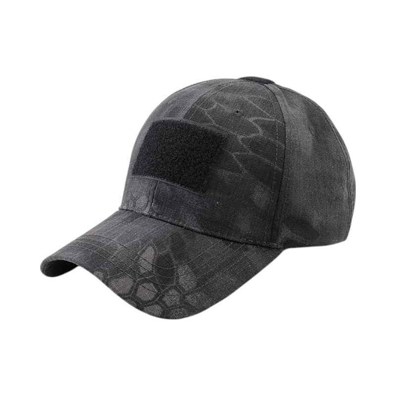 Ανδρικό καπέλο jockey στρατιωτικού τύπου - M02 - 270607 - Grey/Black