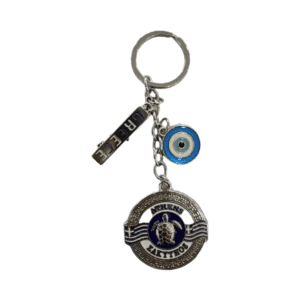 Portachiavi turistico Souvenir - Set 12 pezzi - Occhio/Atene/Zante - 280419