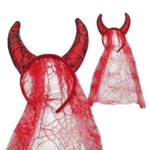 Στέκα Devil με Κέρατα & Πέπλο  Carnavalista 232556